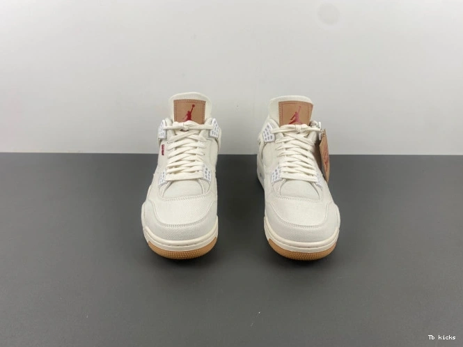 Cheap TBK Levi's 4 Jordan 'White' AO2571-100 x Air 0812